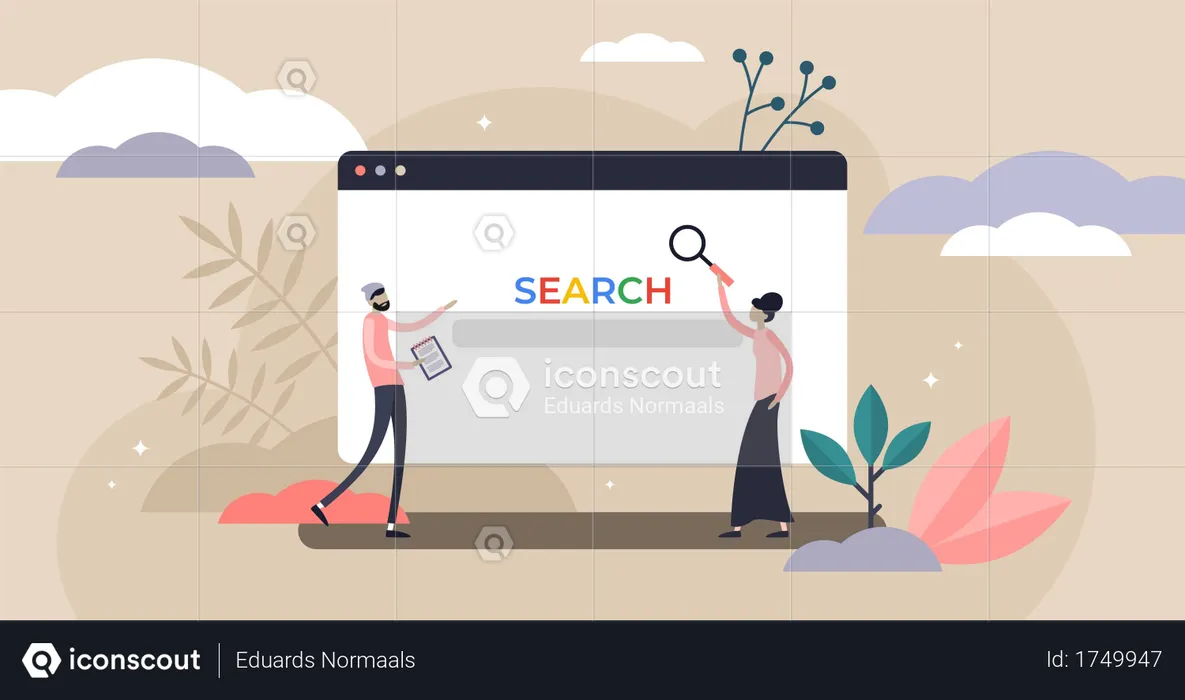 Search engine  Illustration