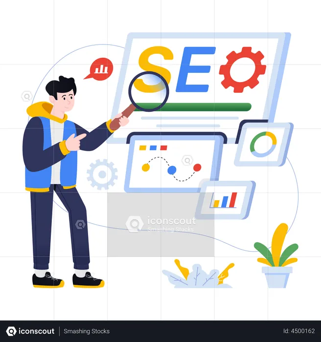 Search Engine  Illustration