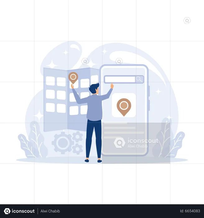 Search Engine Marketing  Illustration