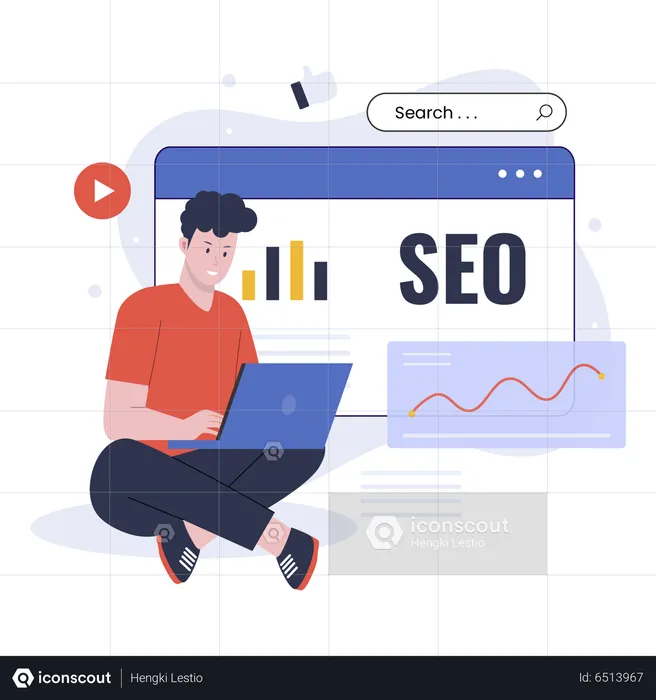 Search Engine Optimization  Illustration