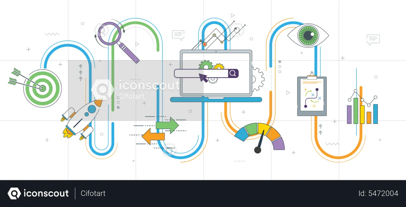 Search engine optimization  Illustration