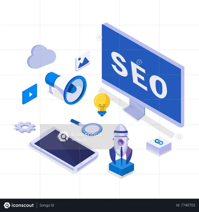 Search Engine Visibility  Illustration