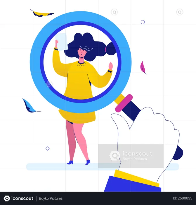 Search for candidate  Illustration