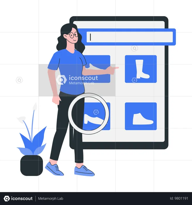 Search functionality  Illustration