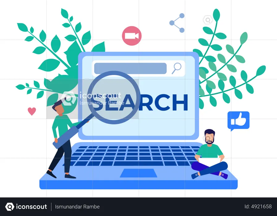 Search optimization  Illustration