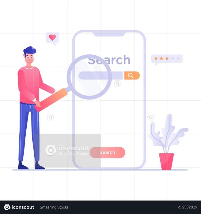 Search Rating  Illustration