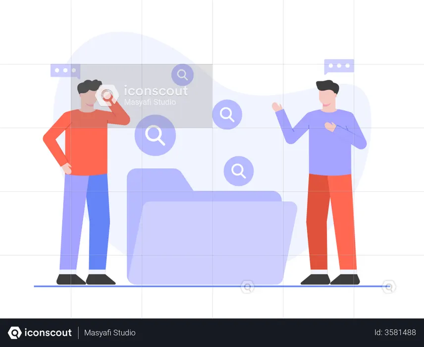 Searching for Data  Illustration