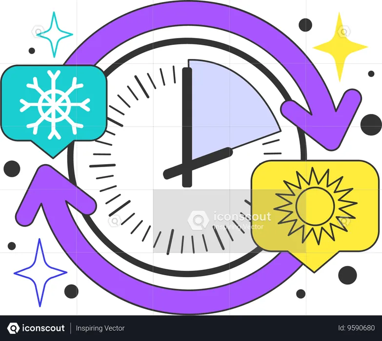 Seasonal changes causes unemployment  Illustration