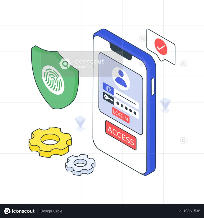 Secure Access  Illustration