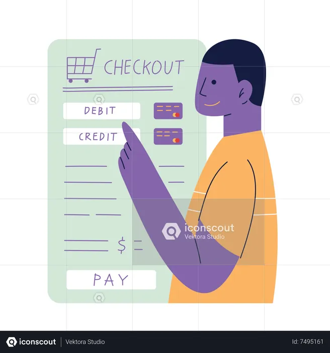 Secure and Effortless Payment Process with Multiple Options  Illustration