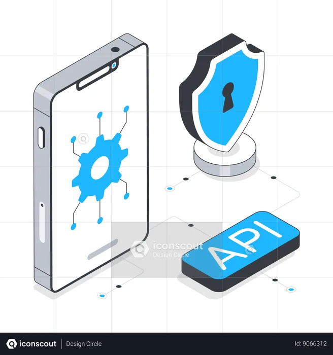 Secure API  Illustration