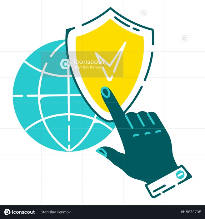 Secure Network  Illustration