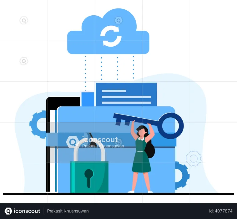 Sécurité du stockage cloud  Illustration