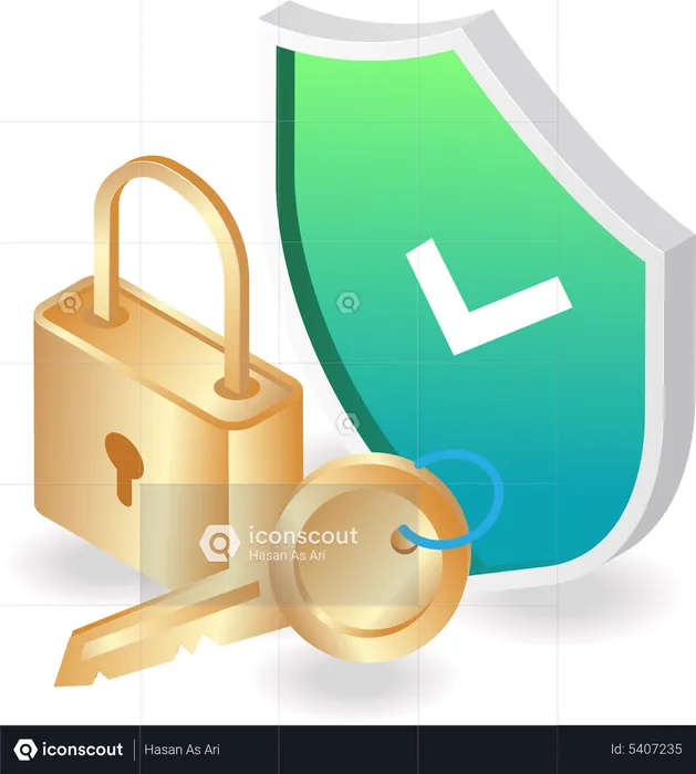 Security lock  Illustration