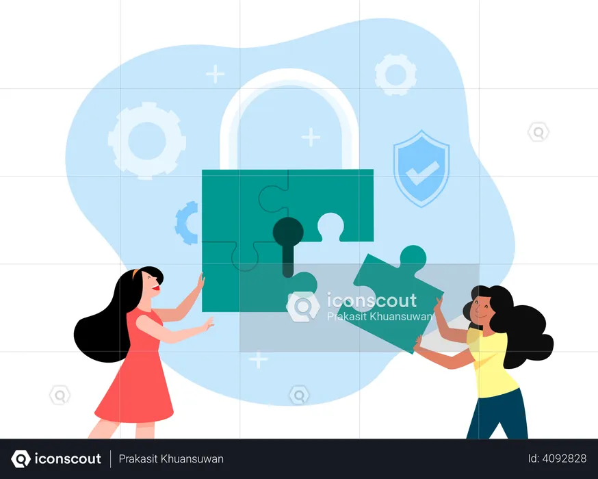 Security lock  Illustration