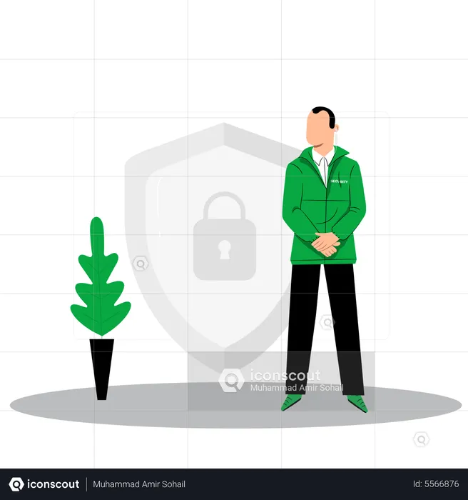 Security officer  Illustration