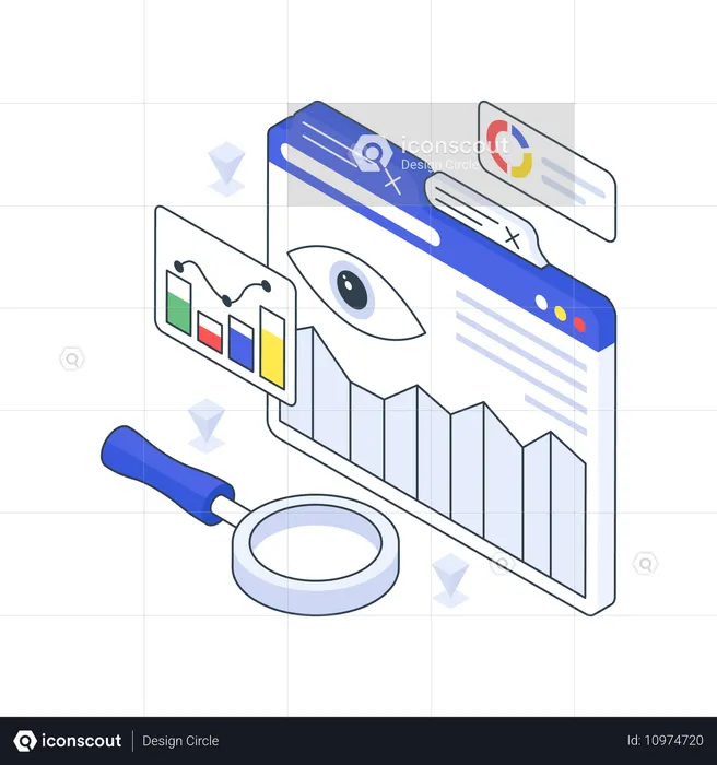 Monitoreo y análisis de negocios  Ilustración