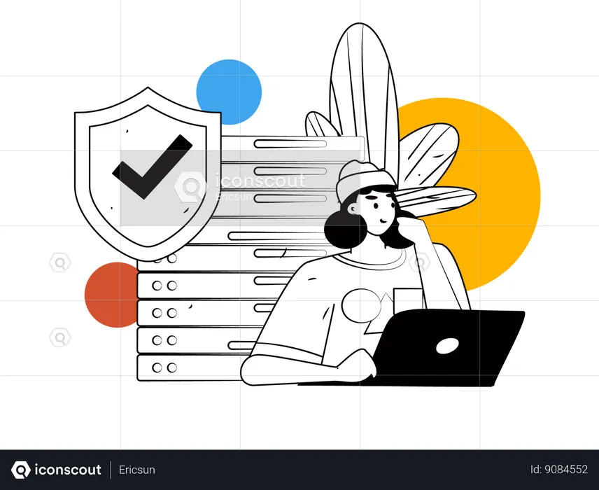 Segurança do servidor  Ilustração