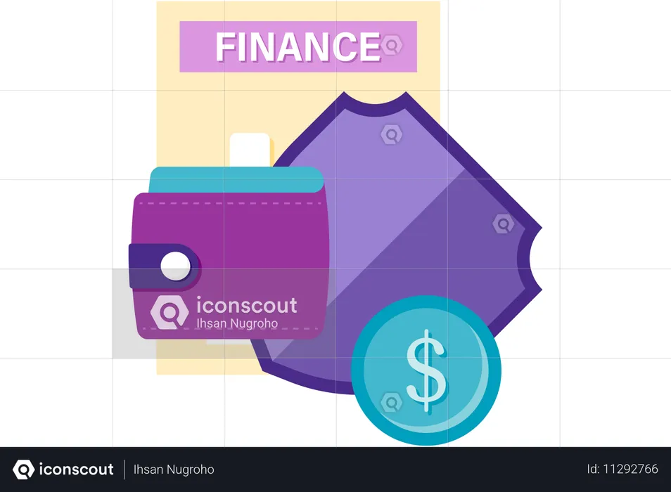 Segurança financeira  Ilustração