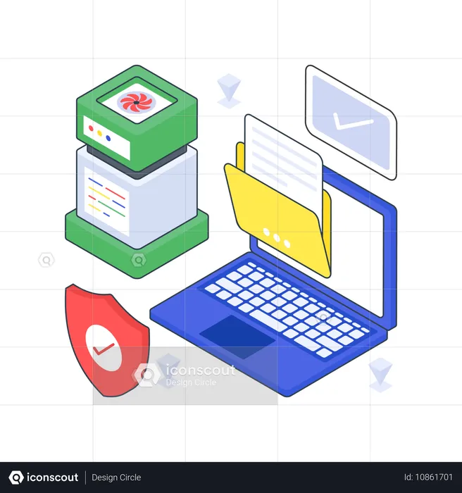 Seguridad de datos  Ilustración