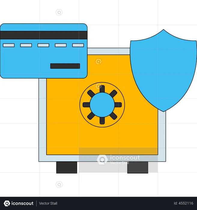 Seguridad de pago  Ilustración