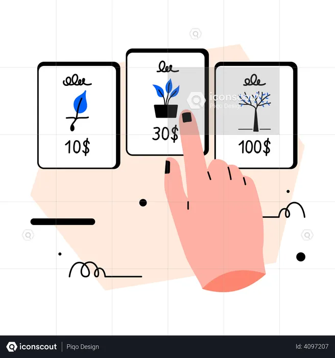 Sélectionnez le plan  Illustration