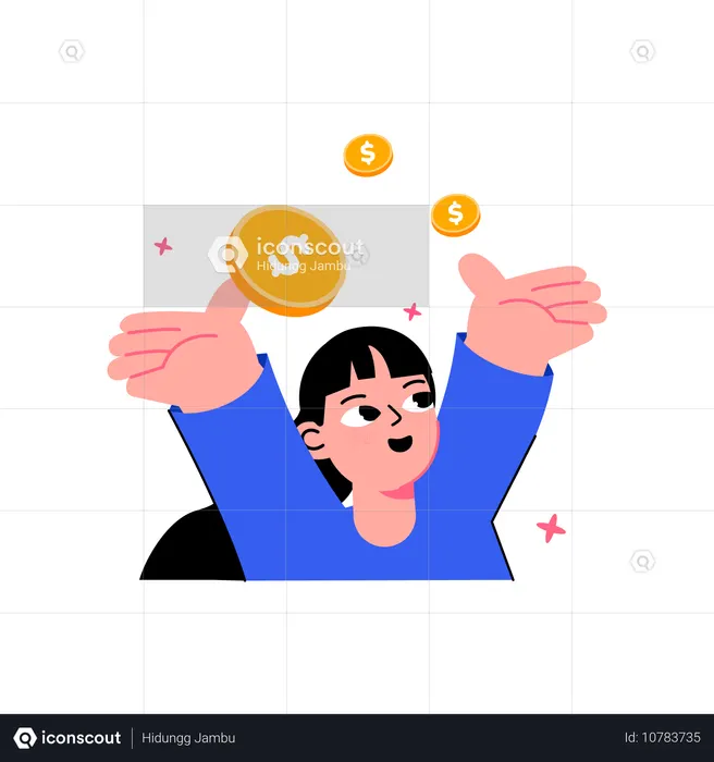 Seller Grow Omset After Live Shopping  Illustration