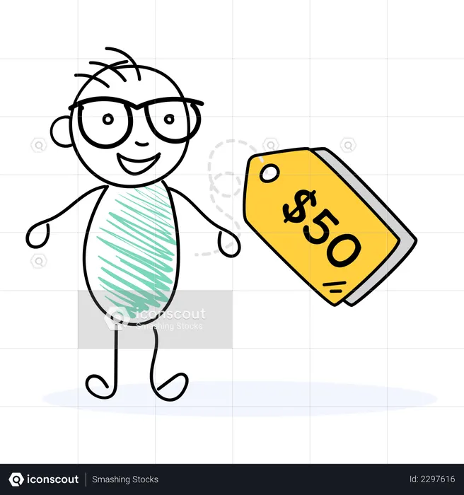 Seller Tag  Illustration