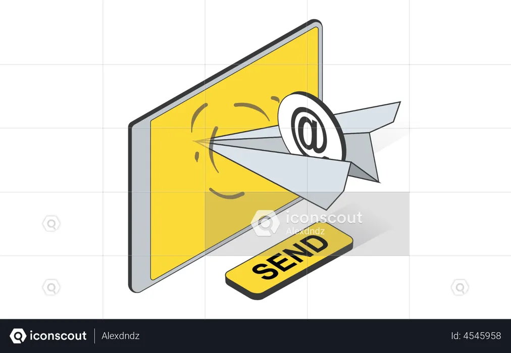 Send Email  Illustration