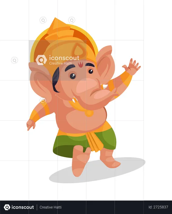 Senhor Ganesha  Ilustração