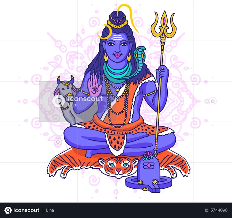 Senhor Shiva  Ilustração