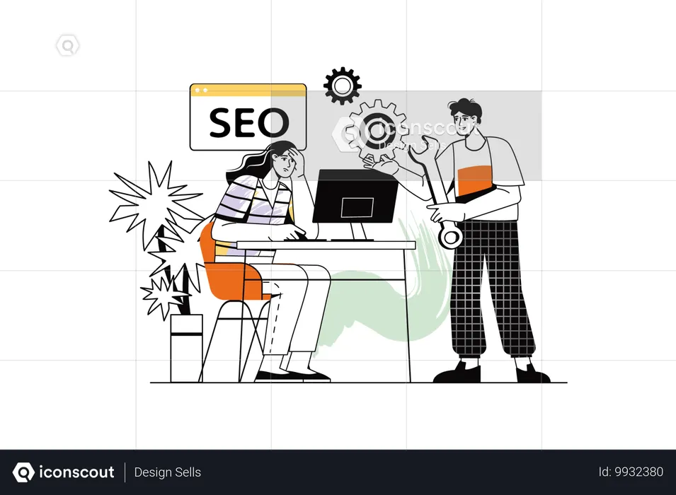 SEO-Analyse  Illustration