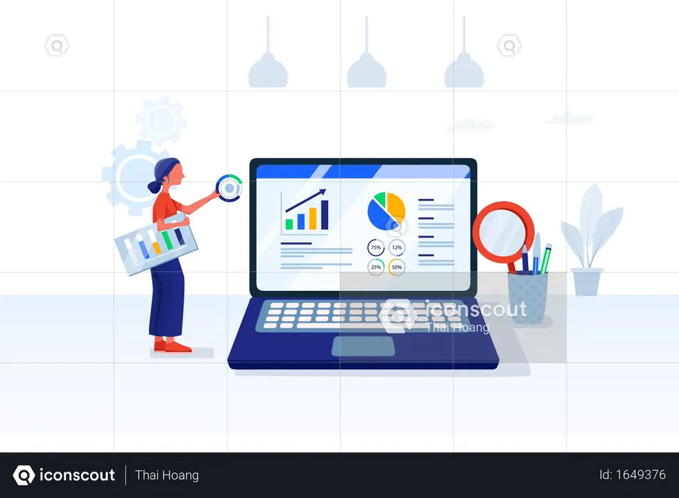 SEO-Analyse  Illustration