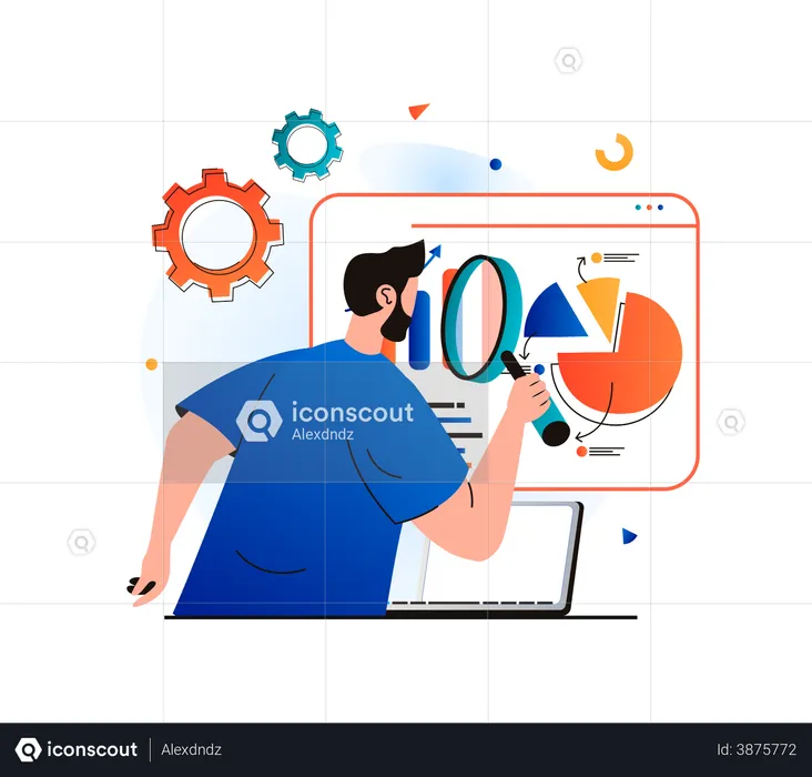 SEO-Analyse  Illustration