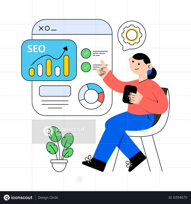 SEO-Analyse  Illustration