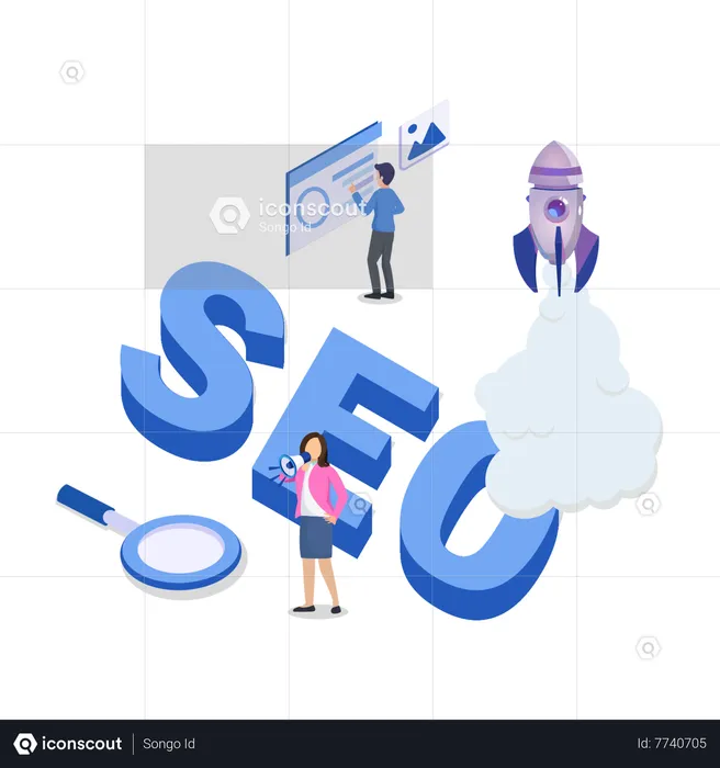 Seo Analysis  Illustration