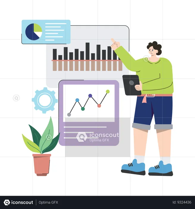 Seo Analytics  Illustration