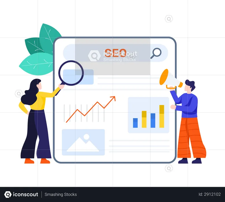 Seo Marketing  Illustration