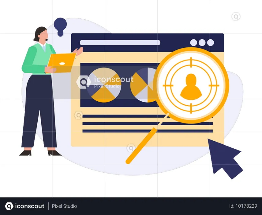 Seo Monitoring  Illustration