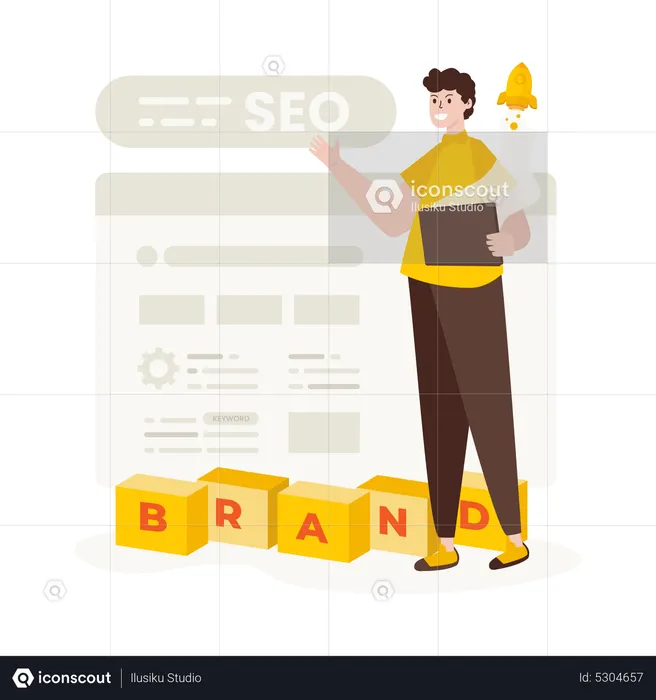 SEO Optimization  Illustration