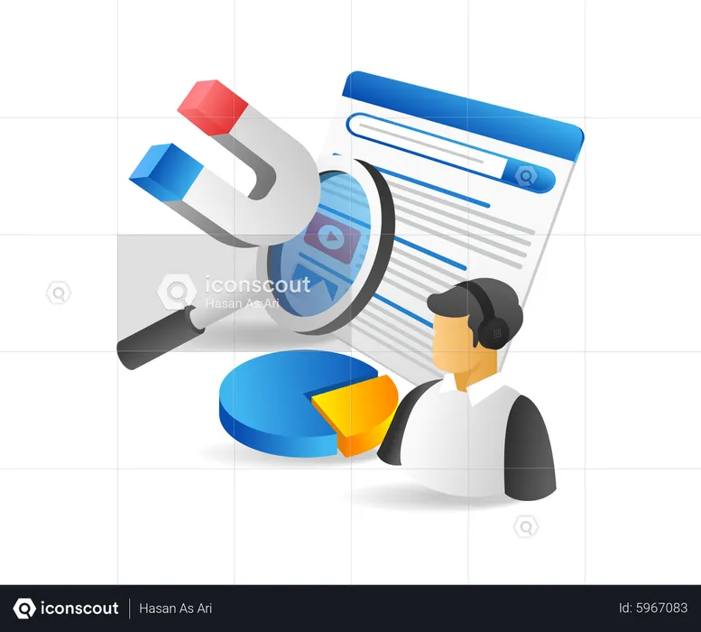 SEO optimization  Illustration