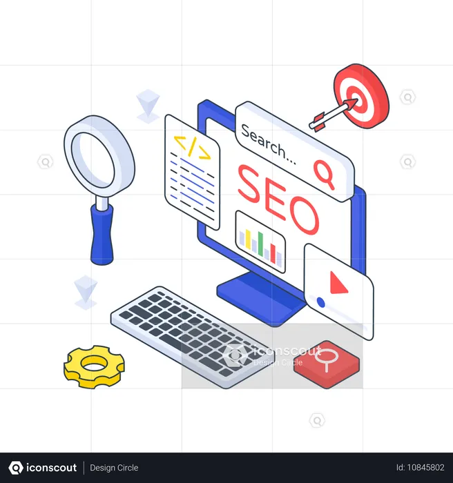 Seo Optimization  Illustration