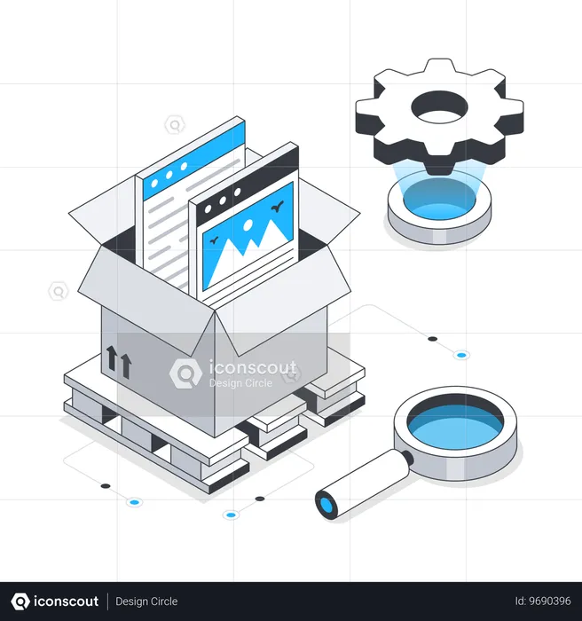 Seo package  Illustration