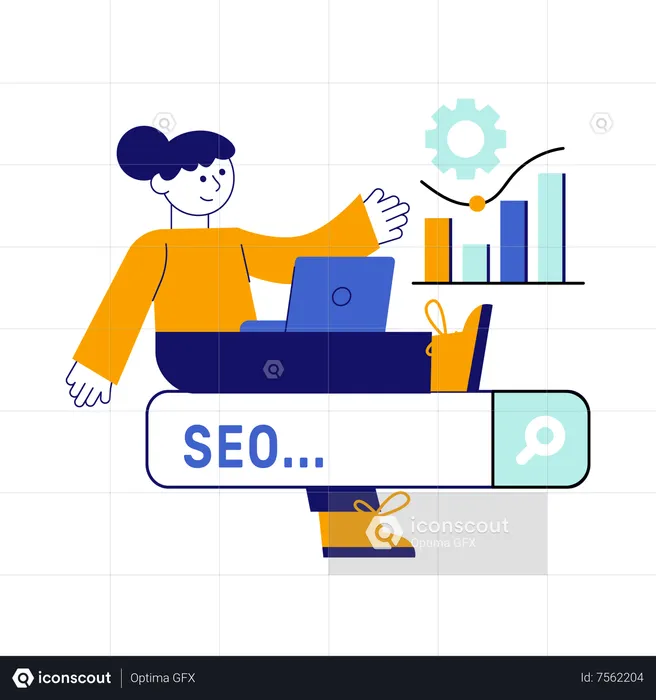 Seo Research  Illustration