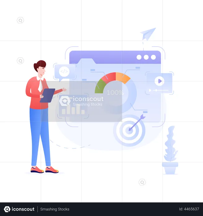 SEO Target  Illustration