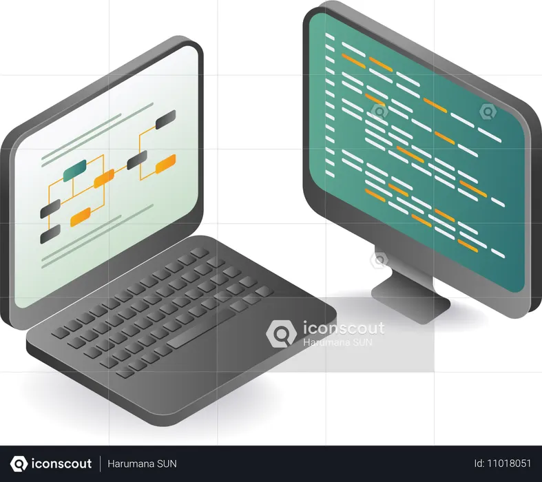 コンピュータネットワークパフォーマンス技術のためのプログラミング言語シリーズ  イラスト