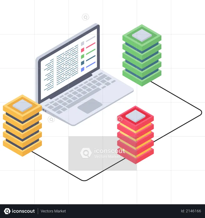 Server Connection  Illustration