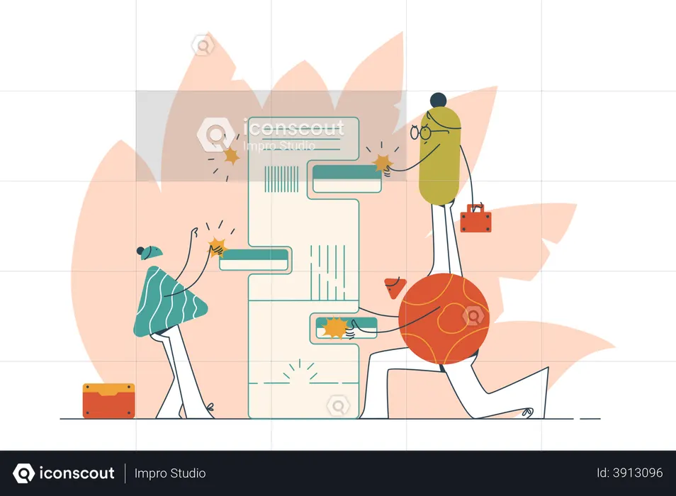 Server Down  Illustration