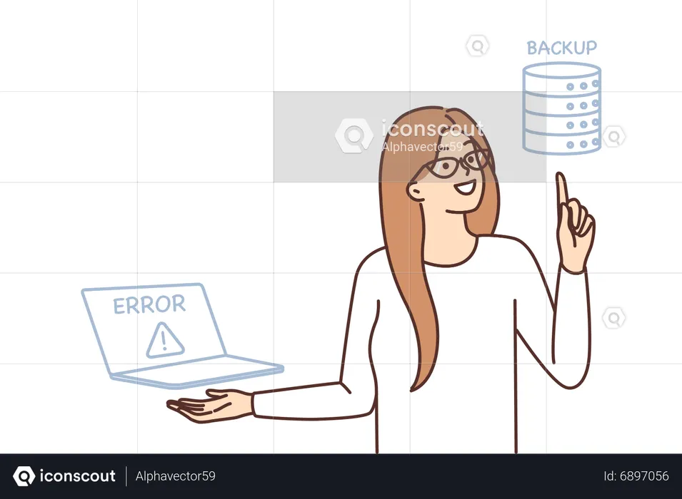 Server Error  Illustration