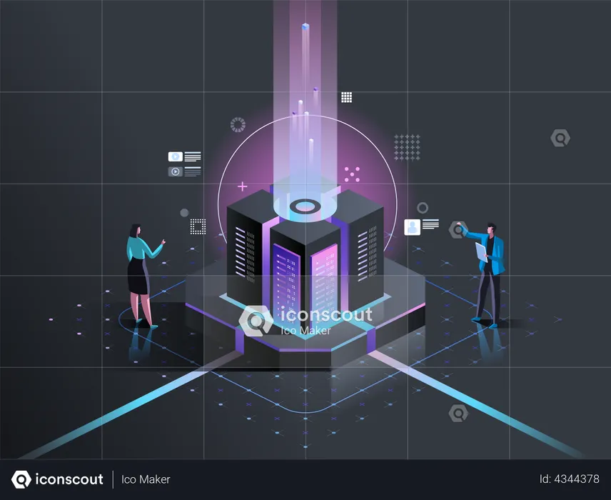 Server Technology  Illustration